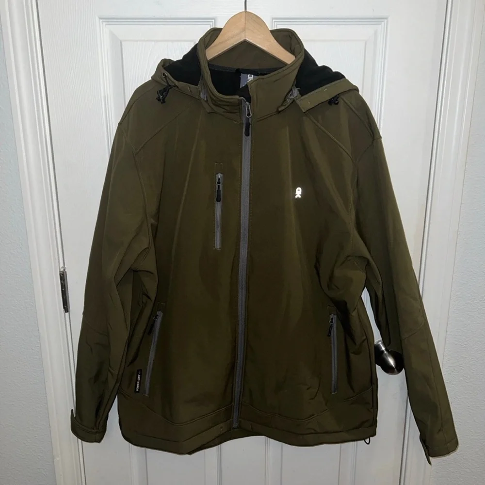 Little Donkey andy Men's Fleece Lined Softshell Jacket